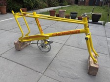 Raleigh Chopper Mk4 Frame Set Fizzy Lemon With Forks And Chain Guard Mint Cond