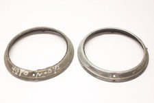 Original 1940 Pontiac Coupe Sedan Headlight Bezels Rings Doors Gm Parts Pair