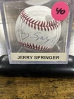 Jerry Springer Signed Baseball