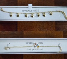 Sparkly Kidz Baby/kid Girl Jewelry Bracelets Gold Plated
