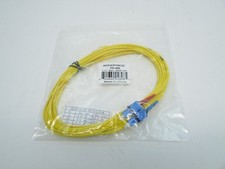 New Fiber Optic Patch Cable LC-SC-SM-05 LC to SC Yellow
