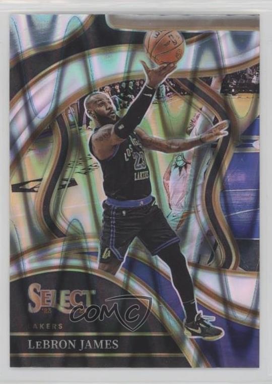 2023-24 Panini Select Courtside Tectonic Prizm LeBron James #266 19cx