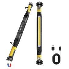 Magnetic Rechargeable Work Light - 3000LM LED Light Bar, 5200mAh Underhood