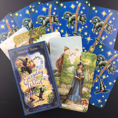Alltägliches Hexen-Tarot: A 78 Tarotkarten Deck Englisch Wahrsagerei Orakel## - Bild 5 von 11