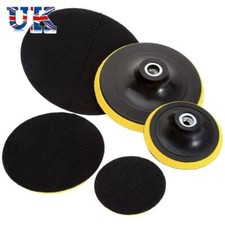 Black Professional Backing Plate Hook & Loop Car M14 Pad Polisher Buffing