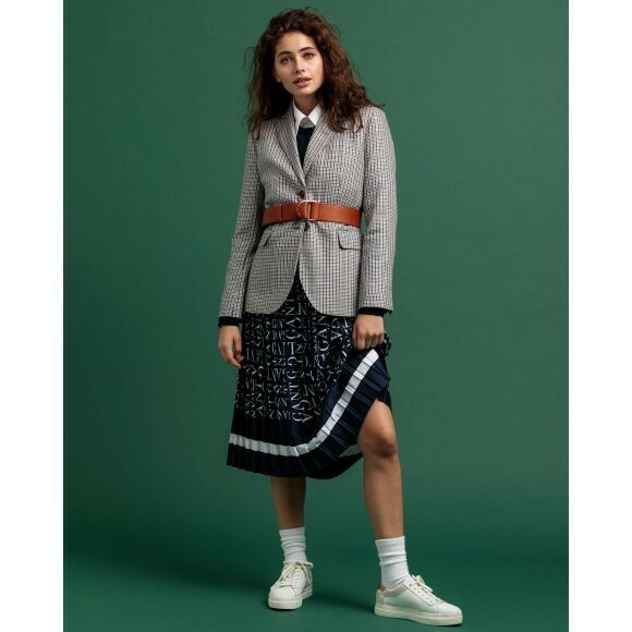 Pleat Skirt Gant Gingham Skirt Check Pleated Skirt