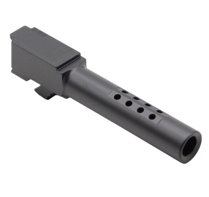 Glock 43 43x Barrel MATCH GRADE OEM Replacement PORTED BLACK NITRIDE