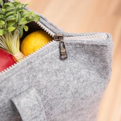 filztasche gro� grau