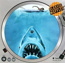 DJ Jaws Killer Shark 1 Horror Slipmat Turntable 12" Record Player Audiophile