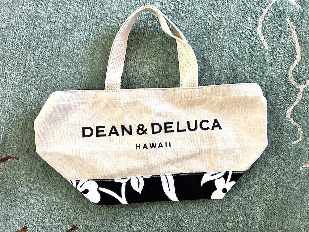 DEAN & DELUCA Hawaii Exclusive Small Canvas Tote Bag Hibiscus