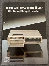 Marantz Die Neue Klangdimension Katalog aus dem Jahre 1983 vom CD-73 und CD-63