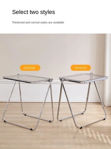 Acrylic Transparent Folding Table: Modern Home, coffee Table, Desktop Table - Picture 9 of 16
