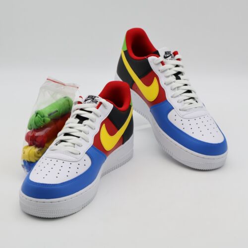 DC8887-100 UNO x Nike Air Force 1 Low White Yellow University Red (Herren) - Bild 4 von 11