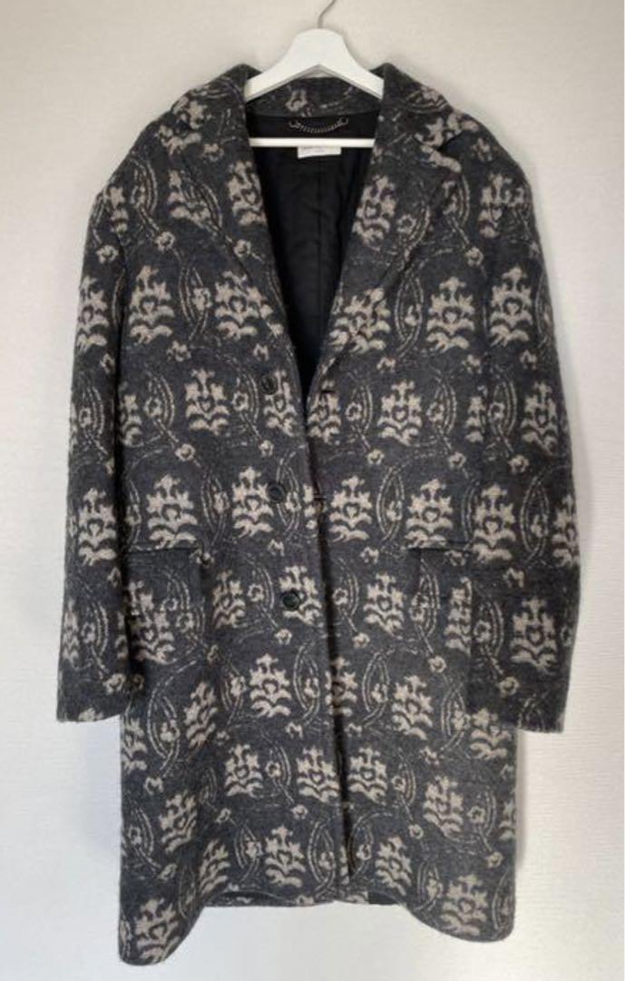 コート Dries Van Noten COAT (2420104269236 509) DRIES VAN NOTEN Men's 19AW All-Over Pattern Chester Coat