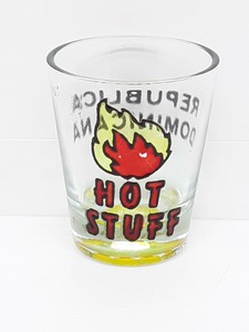 Dominican-Republic-Shot-Glass-Souvenir-Republica-Dominicana-Shotglass-Hot-Stuff