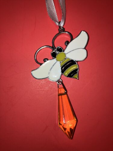 Suncatcher Prism Bumble Bee Pendant Ornament Car Hanger NEW with Ornament Hanger - Picture 3 of 3