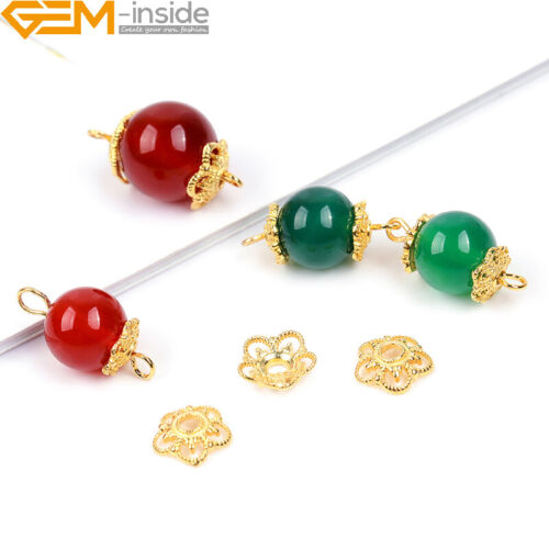 10 pz Distanziatore perline fiore argento sterling S925 perline reperti gioielli artigianali - Foto 3 di 62