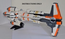 Star Wars UCS Hammerhead Corvette MOC SOLO ISTRUZIONI (da usare con LEGO)
