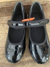 Patent Easy Strap slip on Tap Shoes for Girls and Boys
