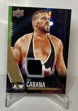 2021 UPPER DECK AEW FIRST EDITION GOLD WORN SHIRT RELIC /199 COLT CABANA SP