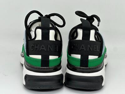 CHANEL 23P 2023 Multicolor CC Sport Lace Up Sneakers Kicks Shoes