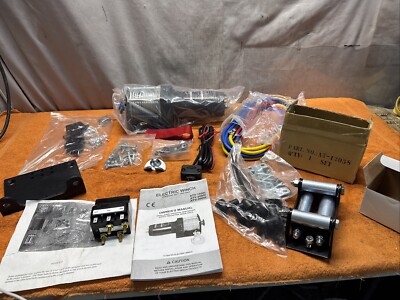 K1 Cycle Country Electric Wench For Light Duty Use On ATV-3000i New~Opened Box!