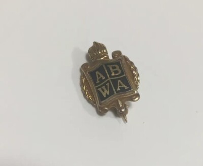 ABWA American Business Womens Association pin 1/10 10k GF | eBay