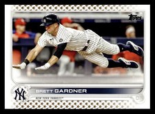 Brett Gardner 2022 Topps GOLD STAR SP #49 New York Yankees
