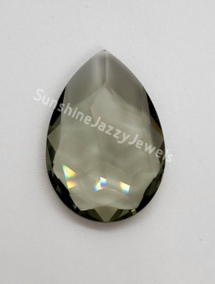 Swarovski Crystal Black Diamond 30x20mm Pear 4327 Fancy Stone; No Hole