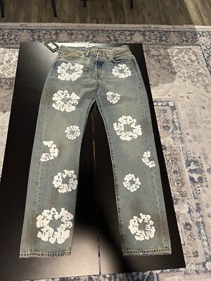 Denim Tears Cotton Wreath Dirty Wash Jeans