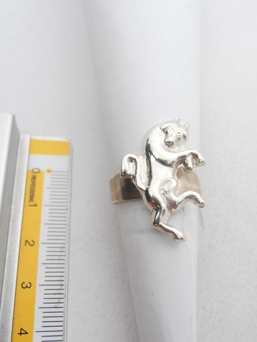 Toro : Anello in Argento 925 - Zodiaco - Segno Zodiacale - Torino - - Foto 4 di 4