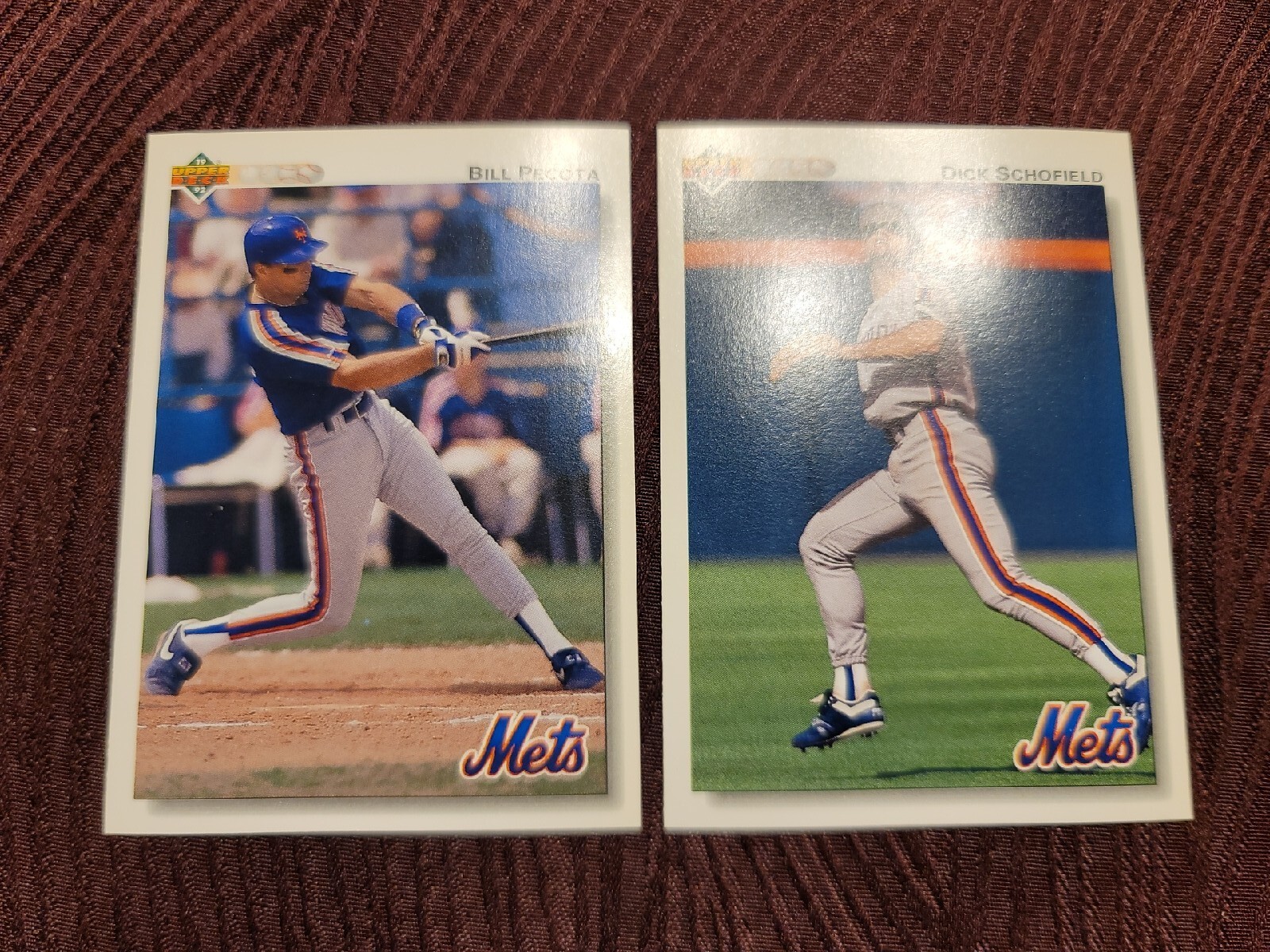 1992 Upper Deck - #791 Dick Schofield and Bill Pecota 793#