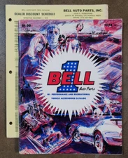 Vintage Hot Rod Catalog BELL Cragar Stewart Warner Drag Racing old auto parts 74
