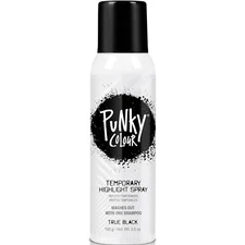 Punky Colour Temporary Hair Color Spray True Black 3.5oz