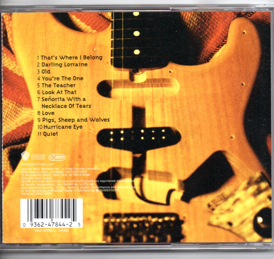 HDCD- Paul Simon/ You´re The One/ 11 Songs / 2000 - Bild 2 von 2