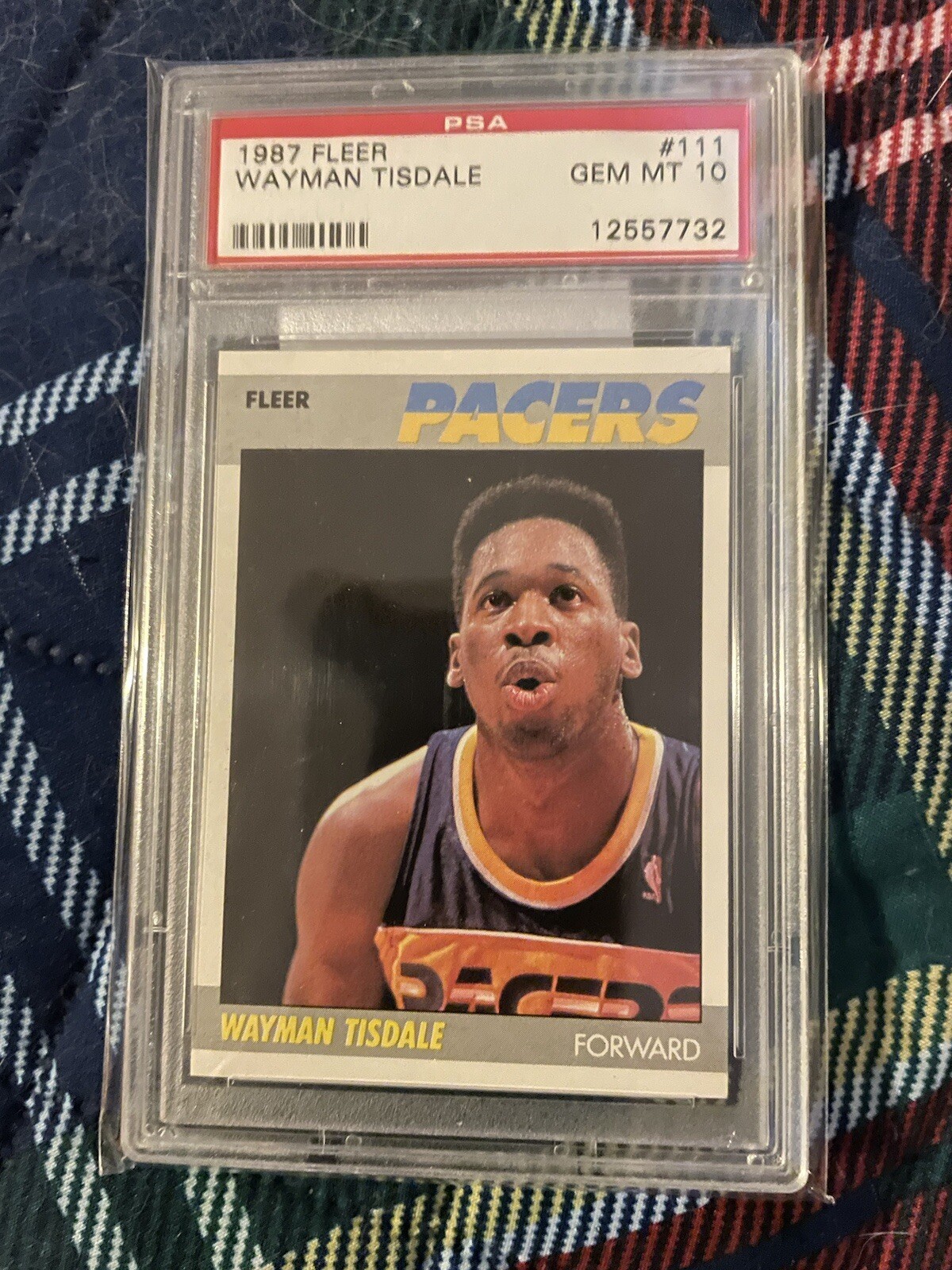 1987 Wayman Tisdale Fleer PSA 10