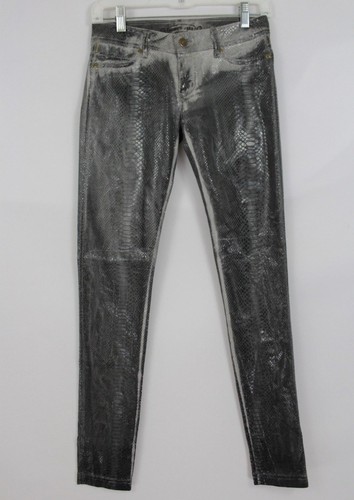 Jegging de jean de piel de serpiente Robin's - talla 26 para mujer - Imagen 3 de 10