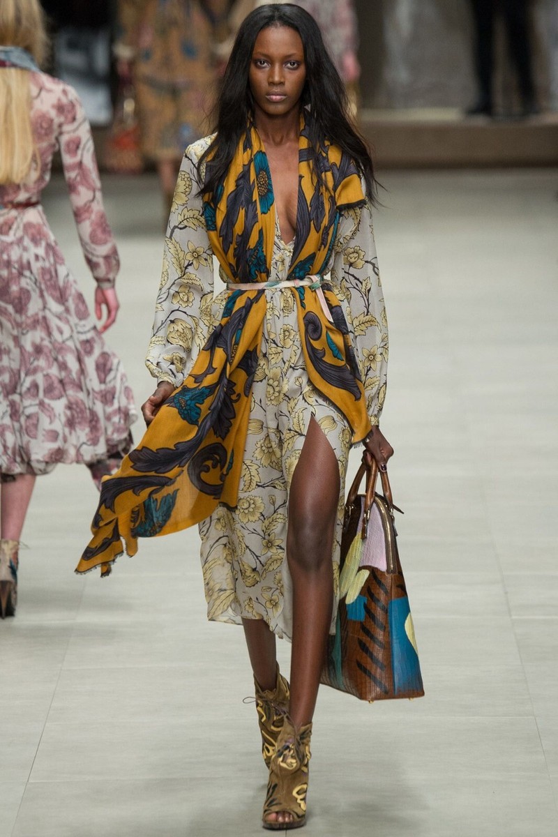 burberry prorsum silk dress Burberry Prorsum A/W 14-15 Runway Silk Dress in excellent condition - UK  Size 8