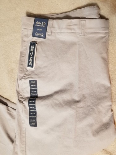 $59 NEW NWT R&Y MEN'S KHAKI DRESS PANTS BIG & TALL SIZE 44 46 48 29 30 32 - Picture 3 of 16