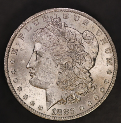 1883 O Morgan Silver Dollar BU Fresh from an original collection