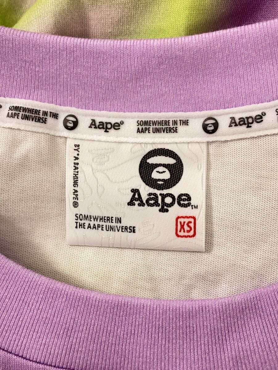 AAPE BY A BATHING APE ◇ T-shirt / XS / Cotton / PUP