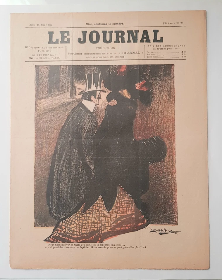 1903 - Lot De 12 Magazine Français de la Belle époque 1903 LE JOURNAL Pour Tous - Photo 2/4