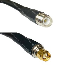 RFC400UF RP-TNC FEMALE to SMA MALE Coaxial RF Cable USA-Ship Lot
