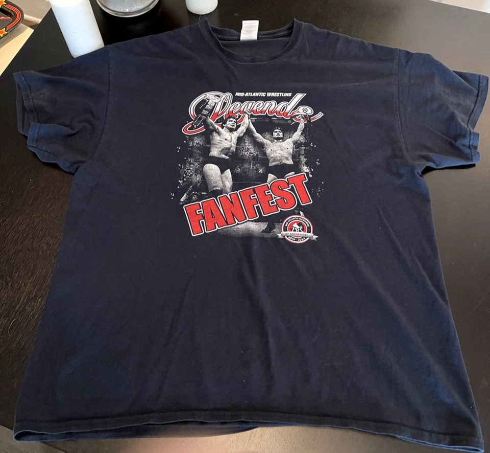 Camiseta Legends Wrestling Charlotte Fanfest 2014, talla: XL para hombre Foto 2 de 4