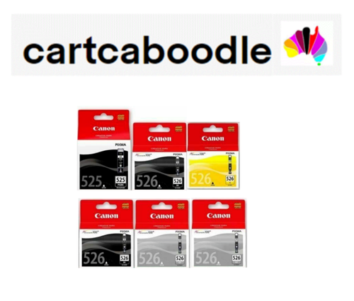 Ricarica Stampante Canon A Getto D'inchiostro Cartucce Inchiostro Compatibili Canon PGI-525 CLI-526 - Per Stampanti Serie MG, IX, IP Canon 512