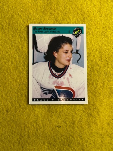 MANON RHEAUME 1993 CLASSIC PRO HOCKEY PROSPECTS CARD 2 FIRST LADY OF 