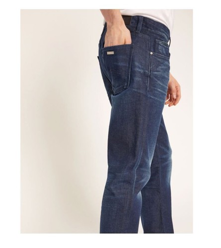 Armani Exchange Men's Slim Fit Jeans W28 L32 Denim 5 Pocket Indigo J16 28R NEW - Picture 2 of 16