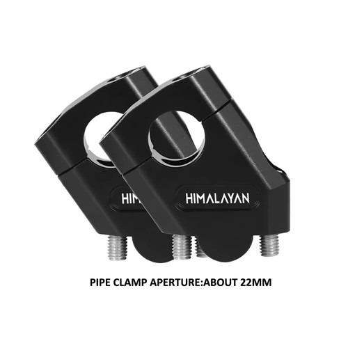 Motorcycle Handlebar Riser Heightening Clamp Mount For Himalayan 450 2024 2025 - Picture 7 of 12