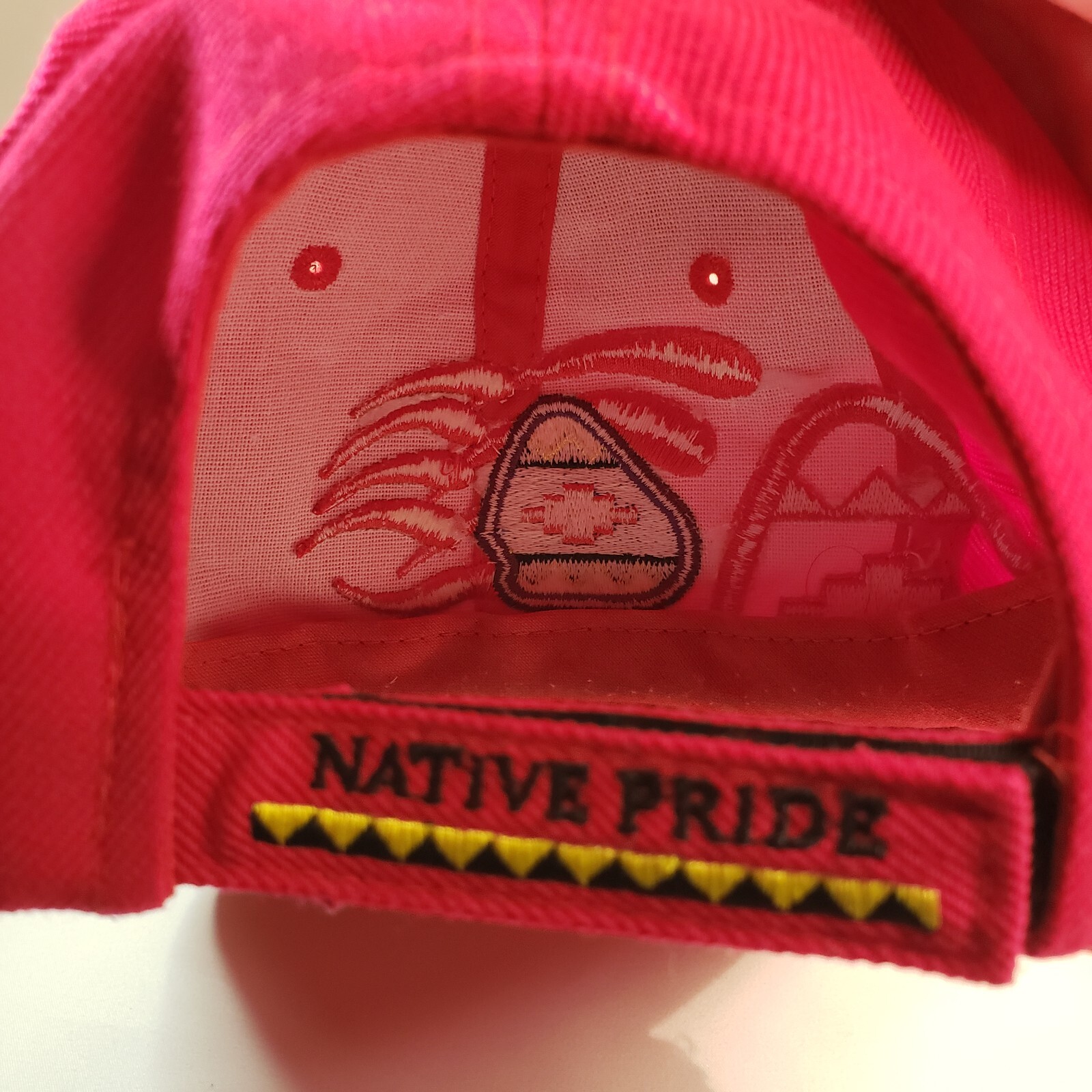 Native Pride Hat Cap Bear Claw Red Adjustable Siz… - image 4