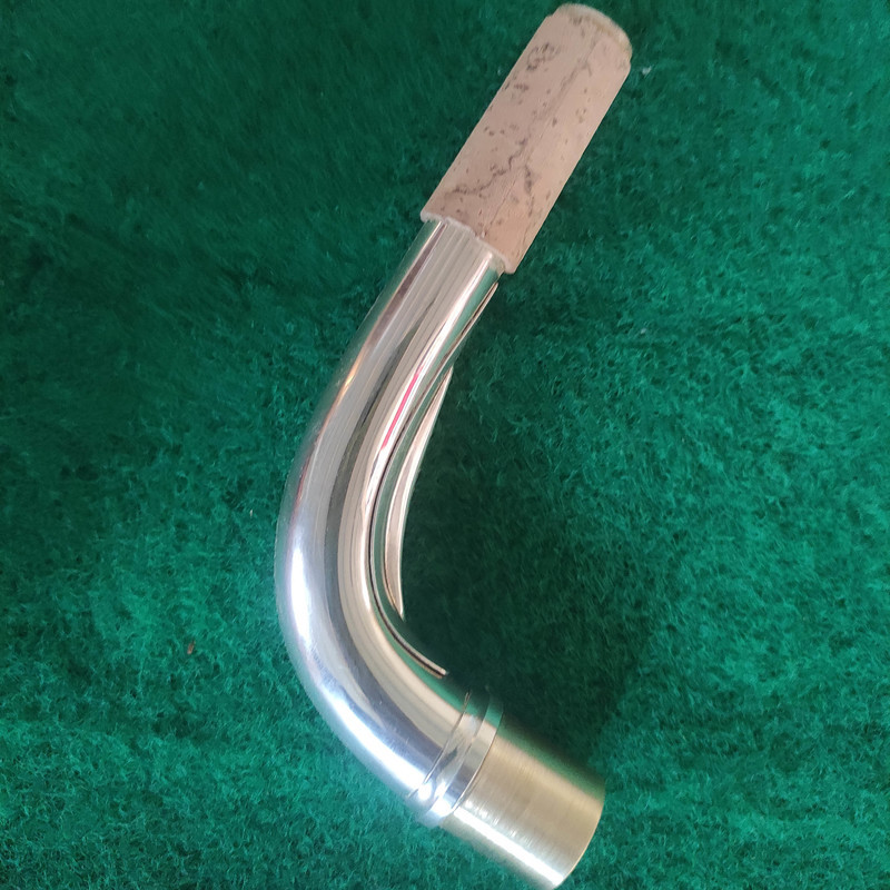 Handmade Baritone Saxophone Neck Silver Pated Brass 21.5mm 2026 US Fast Ship